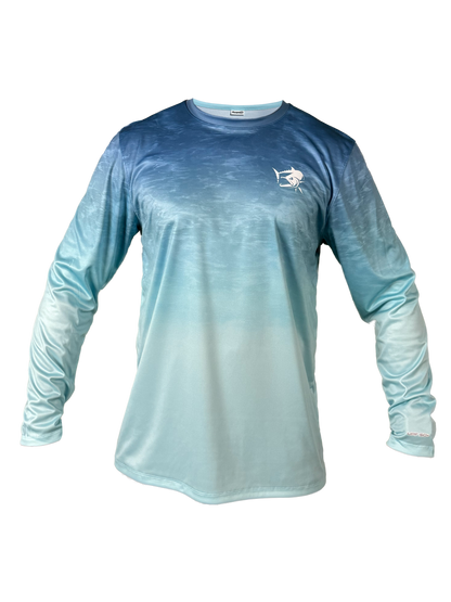 Ocean-Fade Performance Long-Sleeves
